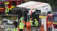 Súlyos autóbaleset az M4-es autópályán Angliában: 2 halott 2