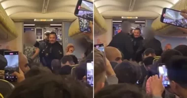 „Kaotikus állapotok voltak” - vissza kellett fordulnia a Ryanair egyik járatának a Stansted reptérre, majd a rendőrök több utast is leszállítottak