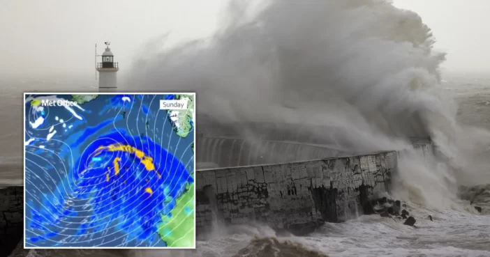 Brutális erejű vihar ér órákon belül Nagy-Britannia partjaihoz – életveszélyes időjárási körülményekre vonatkozó figyelmeztetés lépett érvénybe az Isha vihar miatt 1