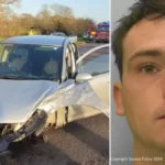 100 km/órás sebességnél húzta be a kéziféket a hátsó ülésen ülő utas egy autóban Angliában, súlyos balesetet okozva