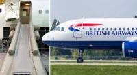 A British Airways egyik londoni járatának pilótája közvetlenül a felszállás előtt véletlenül kiengedte a vészcsúszdát 2