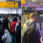 Óriási káosz és fejetlenség Anglia legnagyobb repülőterén egy „vészhelyzet” miatt