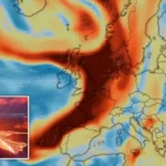 Mérgező gázt tartalmazó felhőzet vonul át Nagy-Britannia egy jelentős része fölött