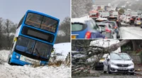 Komoly pusztítást végez a Bert vihar Nagy-Britanniában - 3-an meghaltak, életveszélyre és árvízre vonatkozó figyelmeztetések, és közlekedési káosz