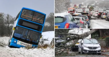 Komoly pusztítást végez a Bert vihar Nagy-Britanniában - 3-an meghaltak, életveszélyre és árvízre vonatkozó figyelmeztetések, és közlekedési káosz