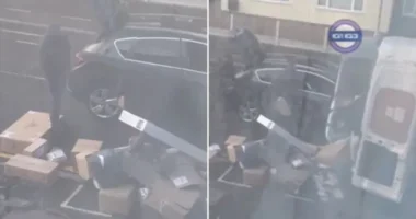 A nyílt utcán támadtak meg, törtek fel és fosztottak ki egy csomagszállító furgont Londonban