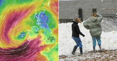 Itt van, az ország mely részein csap le MA a Herminia Vihar Nagy-Britanniában