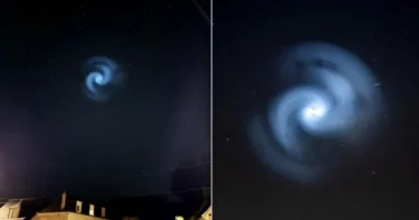 Rejtélyes fénylő spirál jelent meg az Egyesült Királyság egén, amit rengetegen láttak és olyan volt, mint egy "dimenziókapu"