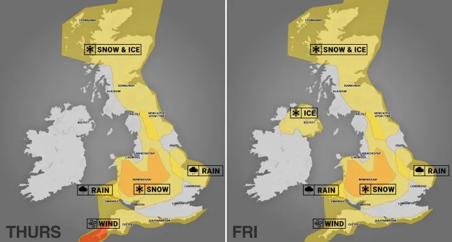 Figyelem! Vörös riasztást adott ki a Met Office: hurrikánerejű széllel csap le a Goretti vihar Anglia több részén