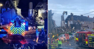 Hatalmas gázrobbanás rombolt porig 3 otthont Angliában