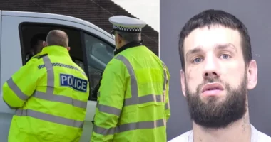 Egy szál alsógatyában szökött meg a rabszállító autóból egy bűnöző Angliában