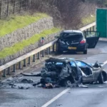 Horror autóbaleset Angliában, 8 autó ütközött az M40-esen: 2 halott, 12 sérült
