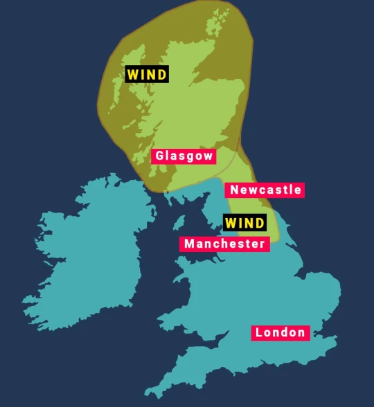 Nagy vihar érkezik és holnap éri el Nagy-Britannia partjait – helyenként 100 km/h sebességű szél fog tombolni 4