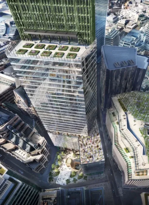 Új óriás felhőkarcoló épül London szívében, 400 millió GBP-ból 6