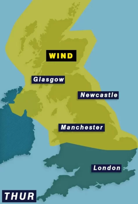 A Pia vihar 24 órán belül eléri Nagy-Britannia partjait, és az ország egy jelentős részére „életveszélyt okozó időjárási figyelmeztetés” van érvényben 4