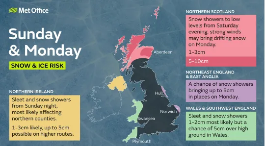 "Sarkvidéki hidegek" érik el fokozatosan egész Nagy-Britanniát, méghozzá napokon belül és helyenként 5-10 cm hó sem kizárt 5