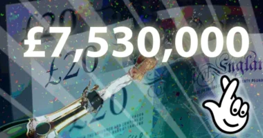 Egy szerencsés személy több, mint 7.5 millió fonttal lett gazdagabb Nagy-Britanniában, és még nem is tud róla