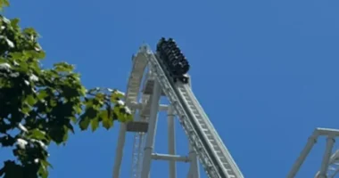 Menet közben romlott el a legmagasabb hullámvasút Nagy-Britanniában – 70m magasban rekedtek az emberek