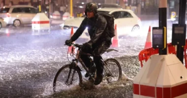 Alig ért véget a Bert vihar, máris itt a következő: a Conall vihar hatalmas mennyiségű esőt és áradásokat hoz az ország déli felére, Londonba is