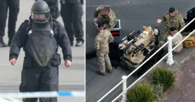 Robbanékony vegyi anyagot találtak egy ingatlanban Angliában - az egész épületet ki kellett üríteni