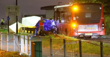 Horrorbaleset Londonban - hárman is életüket vesztették, amikor egy autó frontálisan ütközött egy busszal