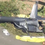 Lezuhant egy helikopter Nagy-Britanniában a Wight-szigeten – 4-en voltak a fedélzetén amikor a földnek csapódott