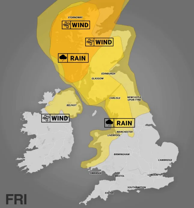 Életveszélyes körülmények is várhatók - Az Amy vihar 150 km/órás széllökésekkel csap le az Egyesült Királyságra Életveszélyes körülmények is várhatók - Az Amy vihar 150 km/órás széllökésekkel csap le az Egyesült Királyságra