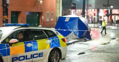 A nyílt utcán nyakon szúrtak egy nőt Angliában, Birminghamben központjában