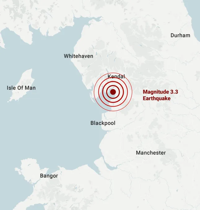 Földrengés volt Észak-Angliában: "olyan volt, mint egy hatalmas föld alatti robbantás" Földrengés volt Észak-Angliában: "olyan volt, mint egy hatalmas föld alatti robbantás"
