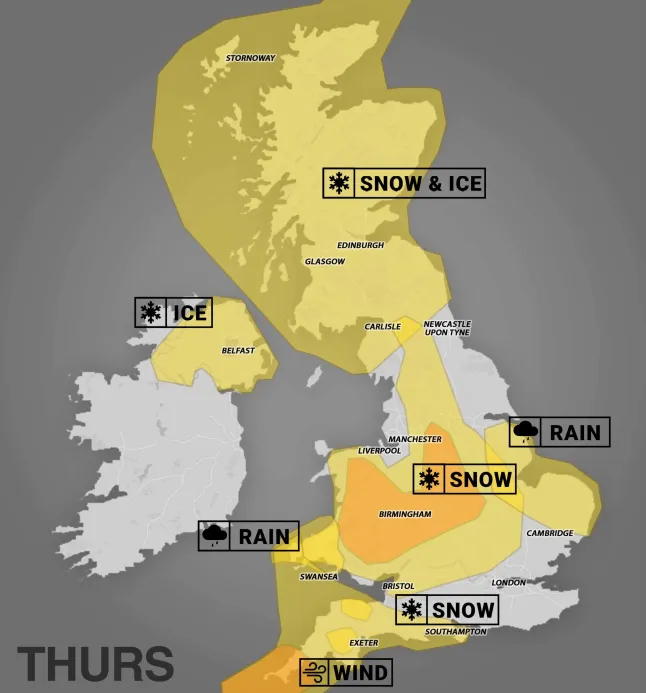Goretti vihar: akár 30 cm hó és 145 km/órás szél jöhet Nagy-Britanniában MA – életveszélyes körülményekre figyelmeztet a Met Office