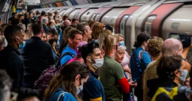 Két metrókocsi közé szorult és majdnem szétloccsant a feje egy fickónak, amikor menet közben próbált meg vizelni a szerelvény kocsijai közt Londonban