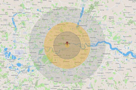 Megmutatták mekkora pusztítást végezne Londonban egy orosz atombomba 4