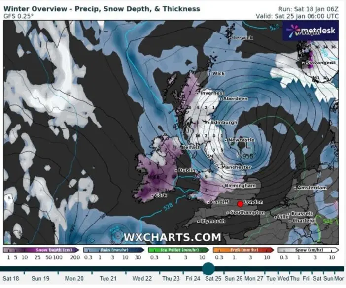 Újabb hideghullám csap le az Egyesült Királyságra - ismét havazásokra lehet számítani 5