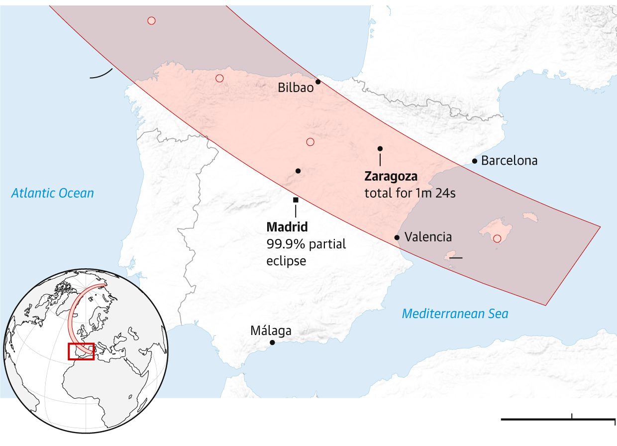 Napfogyatkozás MA Angliában és Európában: órákon belül kezdődik, több, mint 20 éve volt ilyen utoljára - minden, amit tudni kell Napfogyatkozás MA Angliában és Európában: órákon belül kezdődik, több, mint 20 éve volt ilyen utoljára - minden, amit tudni kell