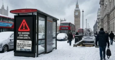 Figyelem! Vörös riasztást adott ki a Met Office: hurrikánerejű széllel csap le a Goretti vihar Anglia több részén