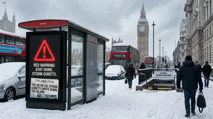 Figyelem! Vörös riasztást adott ki a Met Office: hurrikánerejű széllel csap le a Goretti vihar Anglia több részén