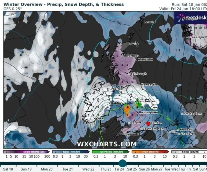 Újabb hideghullám csap le az Egyesült Királyságra - ismét havazásokra lehet számítani 4
