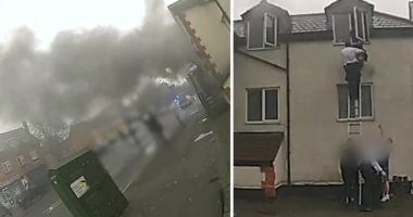 Egy egész családot, köztük 3 kisgyereket mentett ki egy hős rendőrtiszt egy égő házból Londonban