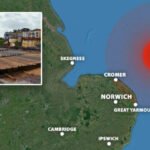 Földrengés volt Nagy-Britannia partjainál Norfolk közelében és Essex területén is Londontól nem messze