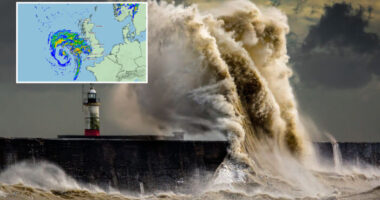 Figyelem! Az Agnes vihar ma éri el Nagy-Britanniát: számos időjárási figyelmeztetés van érvényben, több helyen hatalmas eső és szél várható