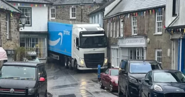 Nem kicsit hozta kínos szituba magát egy Amazon sofőr Angliában