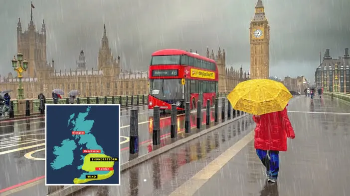 Nagy vihar éri el ma Nagy-Britannia középső és déli részét: a Met Office figyelmeztetést adott ki 1