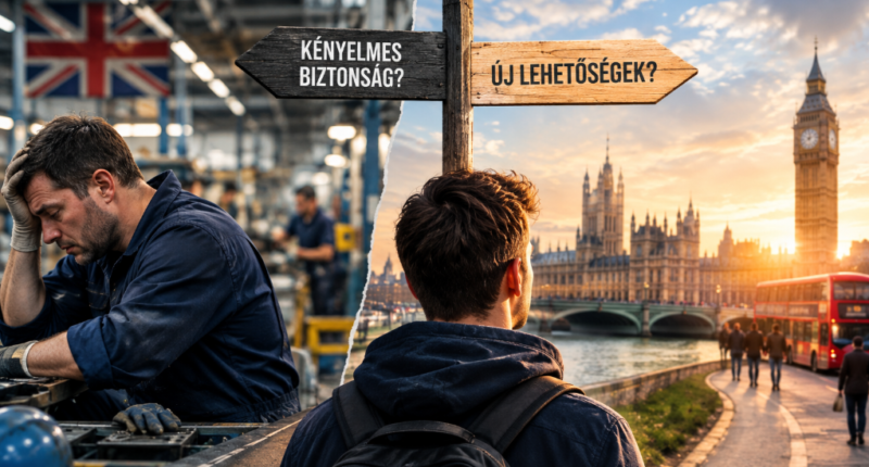 A gép dobja, vagy csak rajtad áll mire viszed? Lenézed azt, aki 10 év után is csak gyárban dolgozik Angliában?