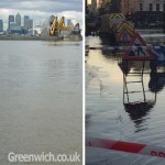 Hatalmas csőtörés és a Temze is megáradt ma Londonban