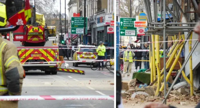 Összeomlott egy épület Londonban – több lakónak is egy hajszálon múlott az élete 17