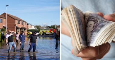 Rengetegen kaphatnak 500, 2500 vagy akár 5000 fontot is a Babet vihar által sújtott területeken Nagy-Britanniában