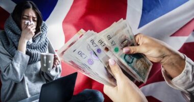 A Nagy-Britanniában dolgozó munkavállalók milliói élhetetlen fizetést kapnak a betegszabadság idejére