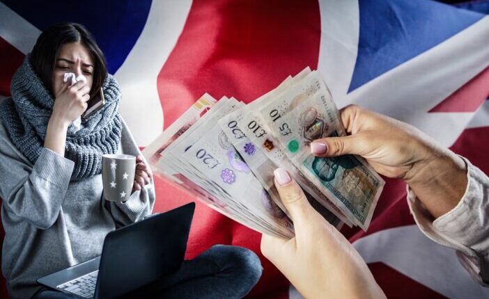 A Nagy-Britanniában dolgozó munkavállalók milliói élhetetlen fizetést kapnak a betegszabadság idejére 1