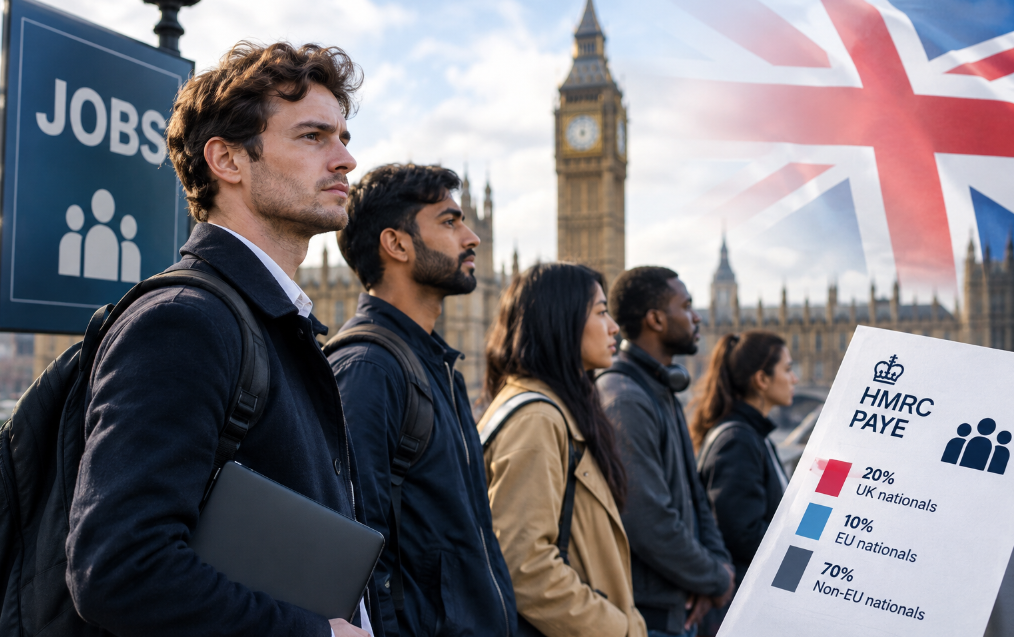 A bevándorlók "elveszik" a britek munkáját - csak minden 5. új állást kapja brit állampolgár, megdöbbentő adatok