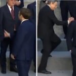 Videón Boris Johnson „extra kínos” pillanata, amin az EU vezetők gyakorlatilag levegőnek nézik